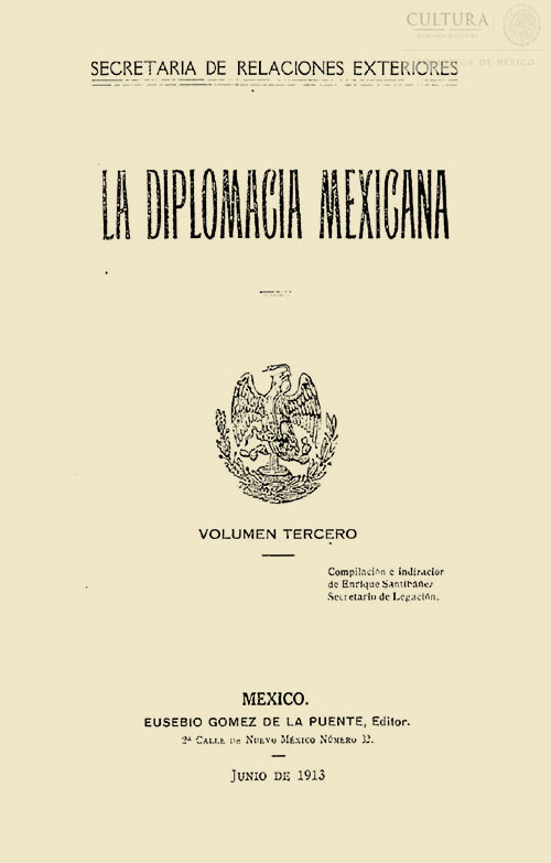 Imagen de La diplomacia mexicana. Tomo 3
