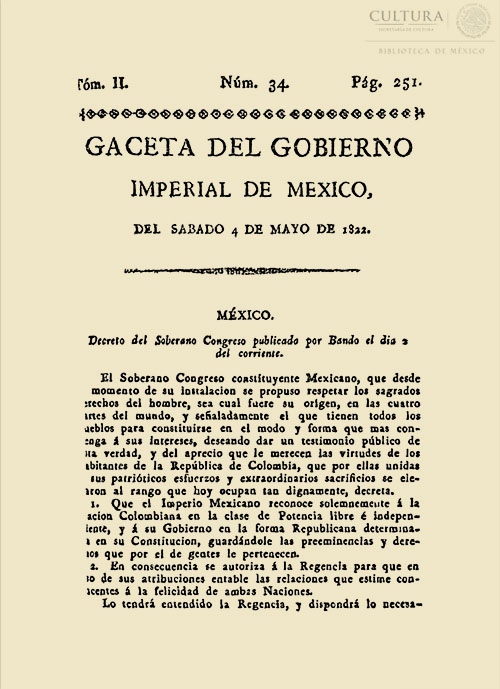 Imagen de Gaceta Imperial de México. Numero 34
