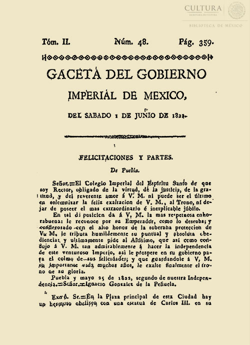 Imagen de Gaceta Imperial de México. Numero 48